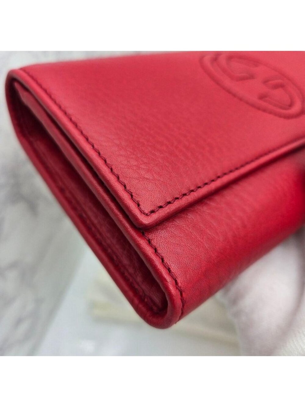 Gucci Soho GG Wallet Red - Picture 5 of 16